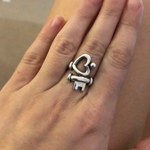James Avery Key to My Heart Ring